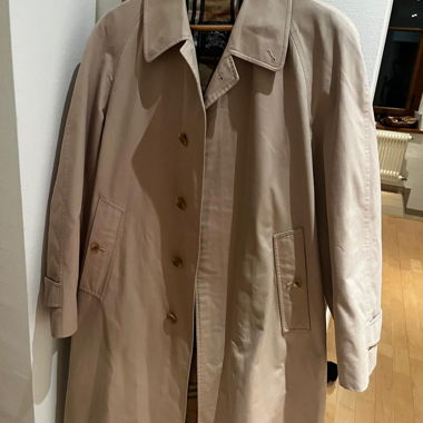 Burberrys beige trench coat
