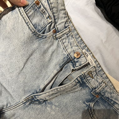 Zara mom jeans