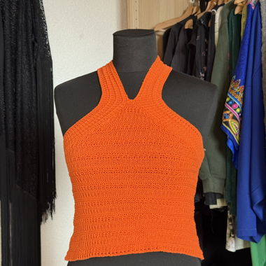Top macramé 