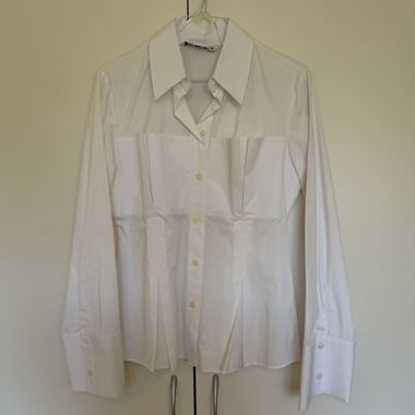 Chemise blanche à boutons Zara