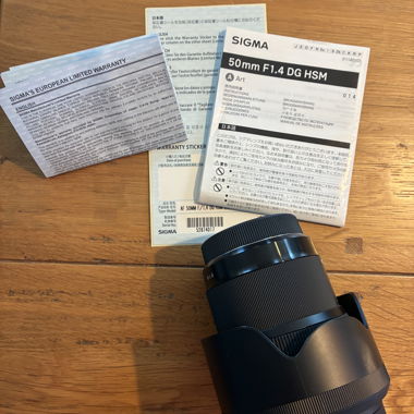 Sigma 50mm F1.4DG HSM