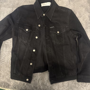 Giacca di jeans Calvin Klein nera