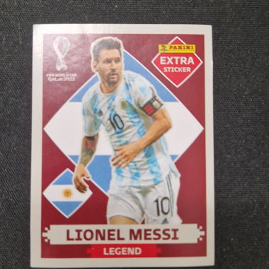 Autocollant supplémentaire Lionel Messi Coupe du monde 2022 Qatar