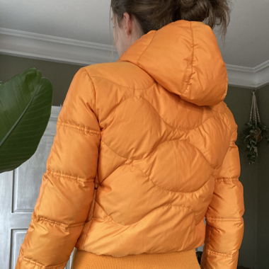 Orange Bomberjacke