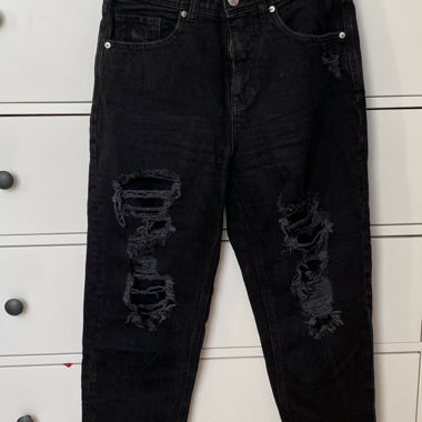 zerissene mom jeans