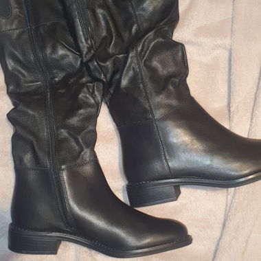 Black Tamaris-Lined Boots
