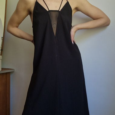 Abito H&M Nero GrM Minimalista Nuovo 