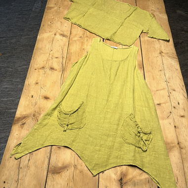 Due pezzi 100% lino