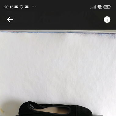 Marc o Polo Leder Ballerina 37,5 schwarz 