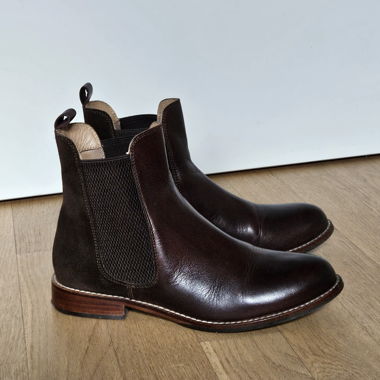 Chelsea-Stiefeletten Leder Grösse 38