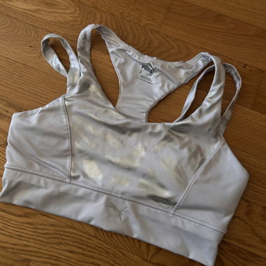 Reggiseno sportivo Puma argento