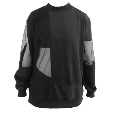 semi-transparentes Sweatshirt (upcycle)