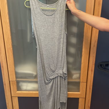 Grey sleeveless dress