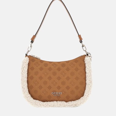 GUESS Schultertasche braun