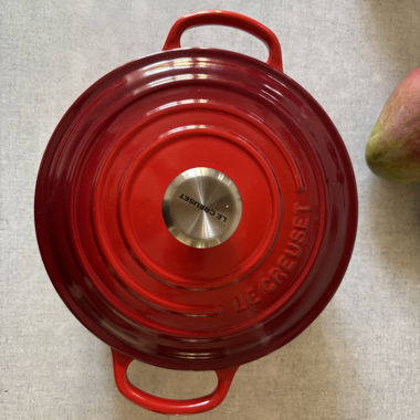 Le Creuset Red Casserole Pot
