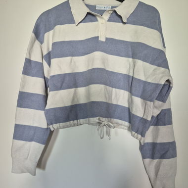 Maglione in maglia a righe