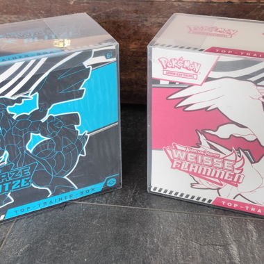 2x Pokémon Flammes Blanches & Éclairs Noirs ETB