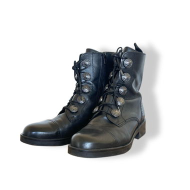 Gabor schwarze Schnürstiefel 