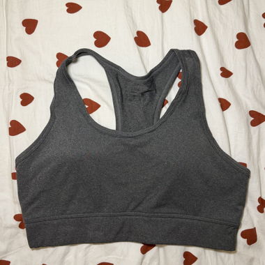 Grey Sports Bra