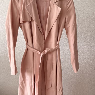 Trench-coat rose de Morgan