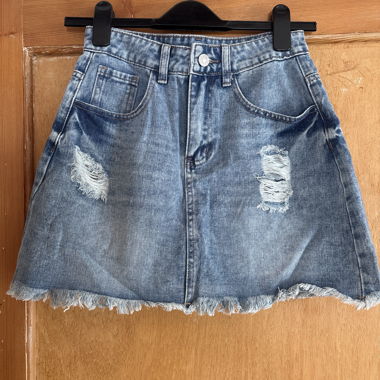Mini gonna in jeans