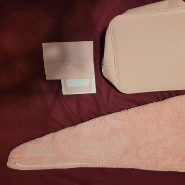 Gentle hair drying turban