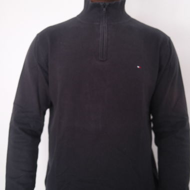 Tommy Hilfiger Half-Zip Pullover Black M