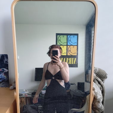 Schwarzer jumpsuit