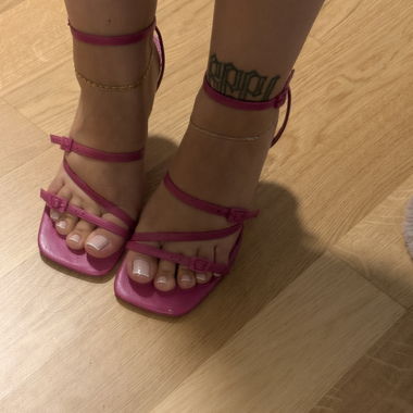 Pink heels