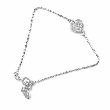 Herz Armband Silberfarben