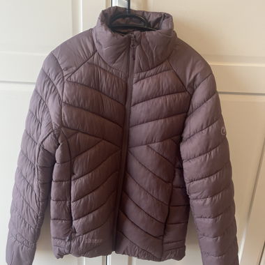 Veste matelassée violette avec sherpa