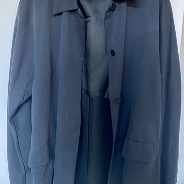 Manteau de pluie Max Mara bleu marine 