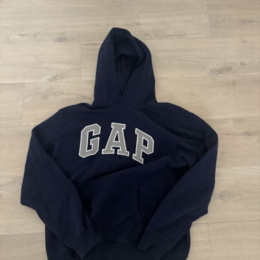 Felpa con cappuccio GAP blu scuro taglia M