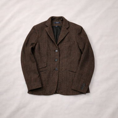 Chaps Ralph Lauren Tweed Brown Vintage Blazer