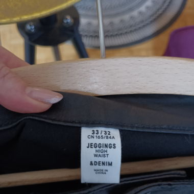 Jeans simili cuir
