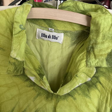 Robe verte avec motif de nénuphars