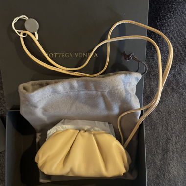 Pochette micro Bottega Veneta beige