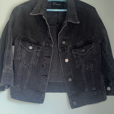 Veste en Jean Courte Noire 10.11 Studios – Taille S