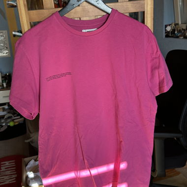 2 T-shirt Pangaia grigie e rosa set M 
