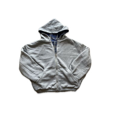 Checkered Reversible Zip Hoodie