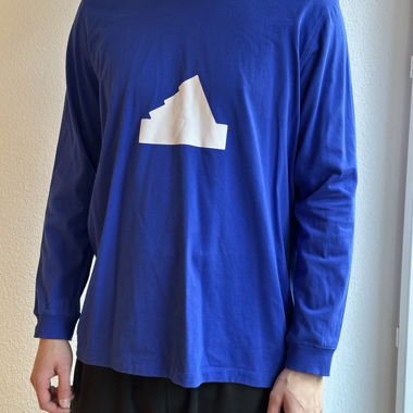 Adidas long-sleeve blue