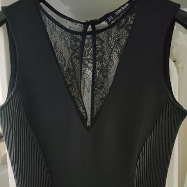 ZARA tight black dress 