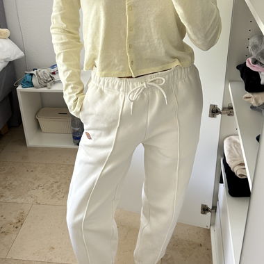 White Jogging Pants