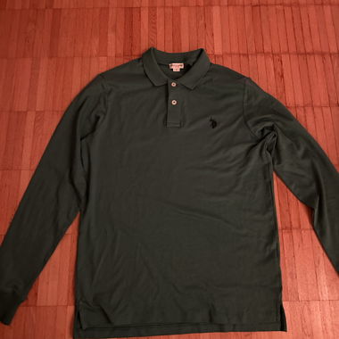 U.S Polo assn. polo manches longues bleu