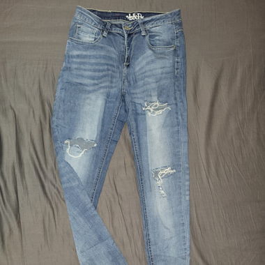 Cotton Hose in Jeans look
