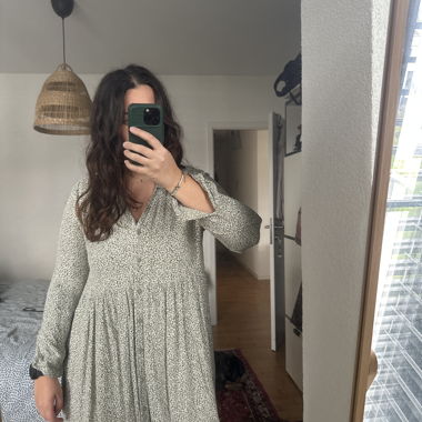 Robe motif verte
