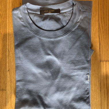 T-shirt Louis Vuitton grigio in cotone taglia S