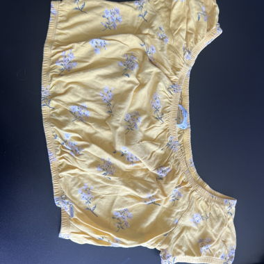 Top jaune 