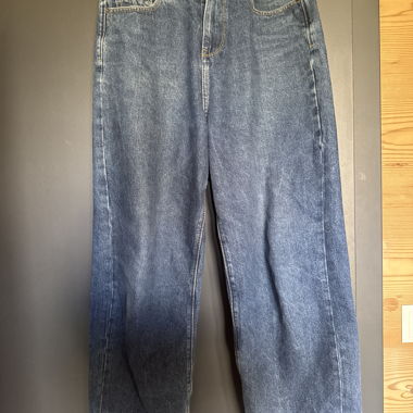 Jeans blu oversize