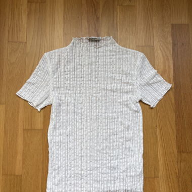 Top in pizzo bianco